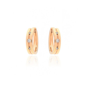 Pendientes Gold Oro Amarillo Diamantes Irantzuline
