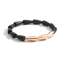 Collar Calla Oro Rosa Ébano Vhernier