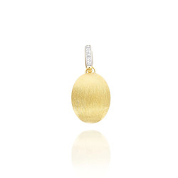 Colgante Boules Oro Amarillo Diamantes Nanis