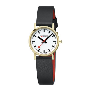 SBB Classic - Acero Baño Oro (30mm) Mondaine