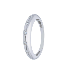 Anillo Forever Oro Blanco Diamantes Irantzuline