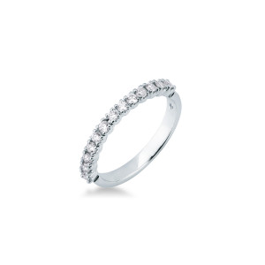 Anillo Oro Blanco Diamantes Irantzuline