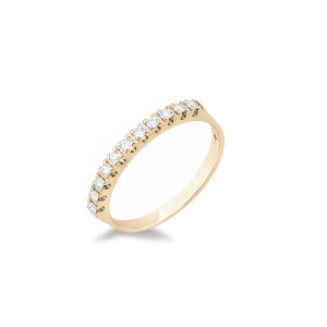 Anillo Oro Amarillo Diamantes Irantzuline