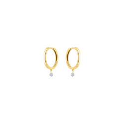 Pendientes 360º Oro Amarillo Diamantes LaBrune&LaBlonde