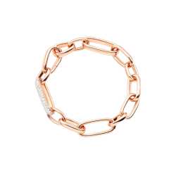 Pulsera Icónica Oro Rosa Diamantes Pomellato